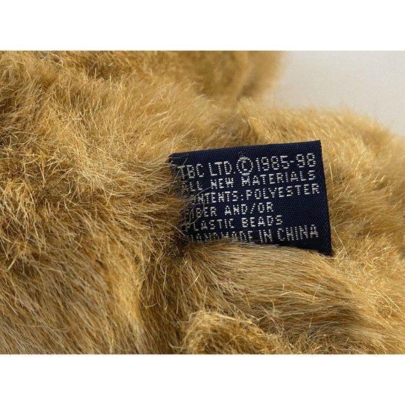 Vtg Boyd’s Bear Teddy Bears w Flowered Hat Floral Posable Farmhouse Cottagecore - Picture 10 of 16